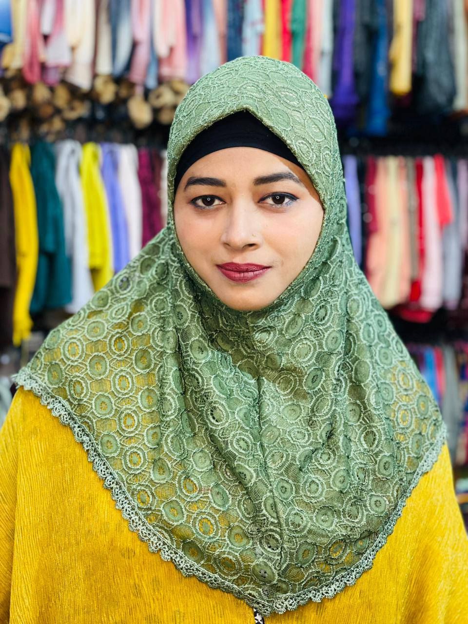 Party Net Short Hijab