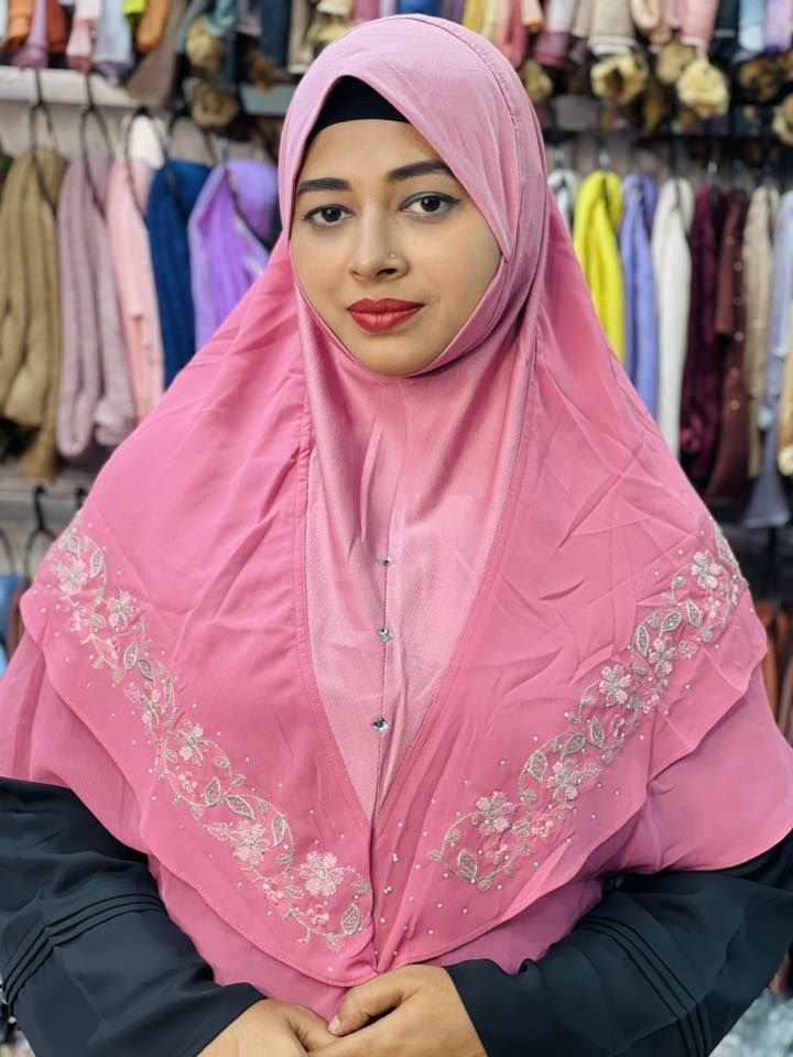Embroidery Readymade hijab
