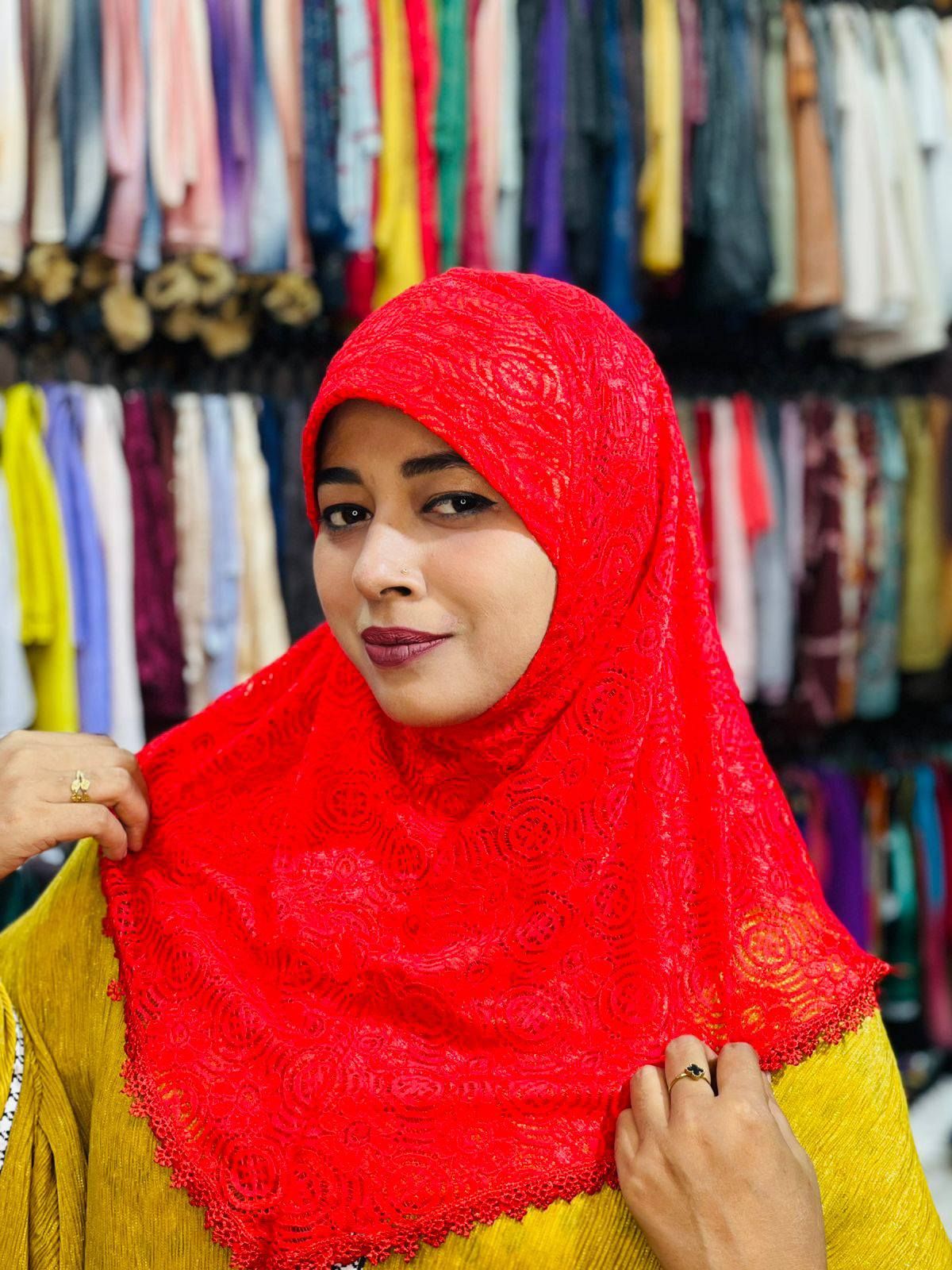 Party Net Short Hijab