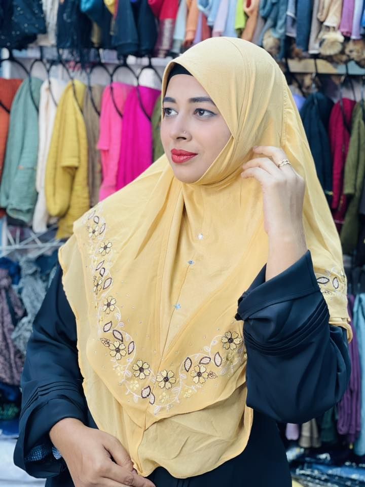 Embroidery Readymade hijab