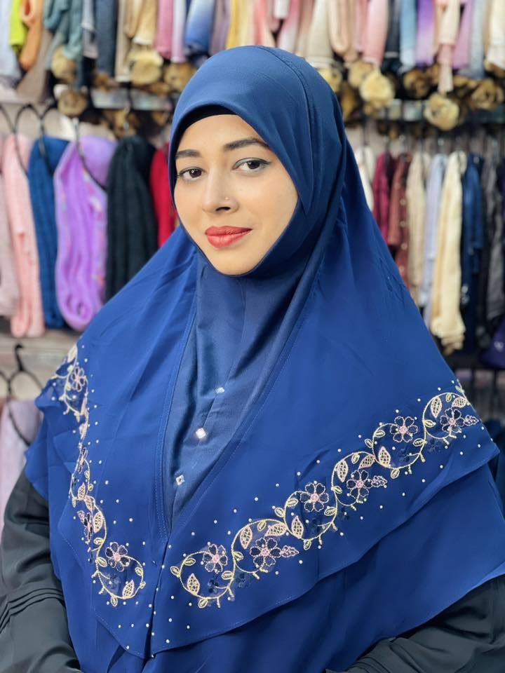 Embroidery Readymade hijab