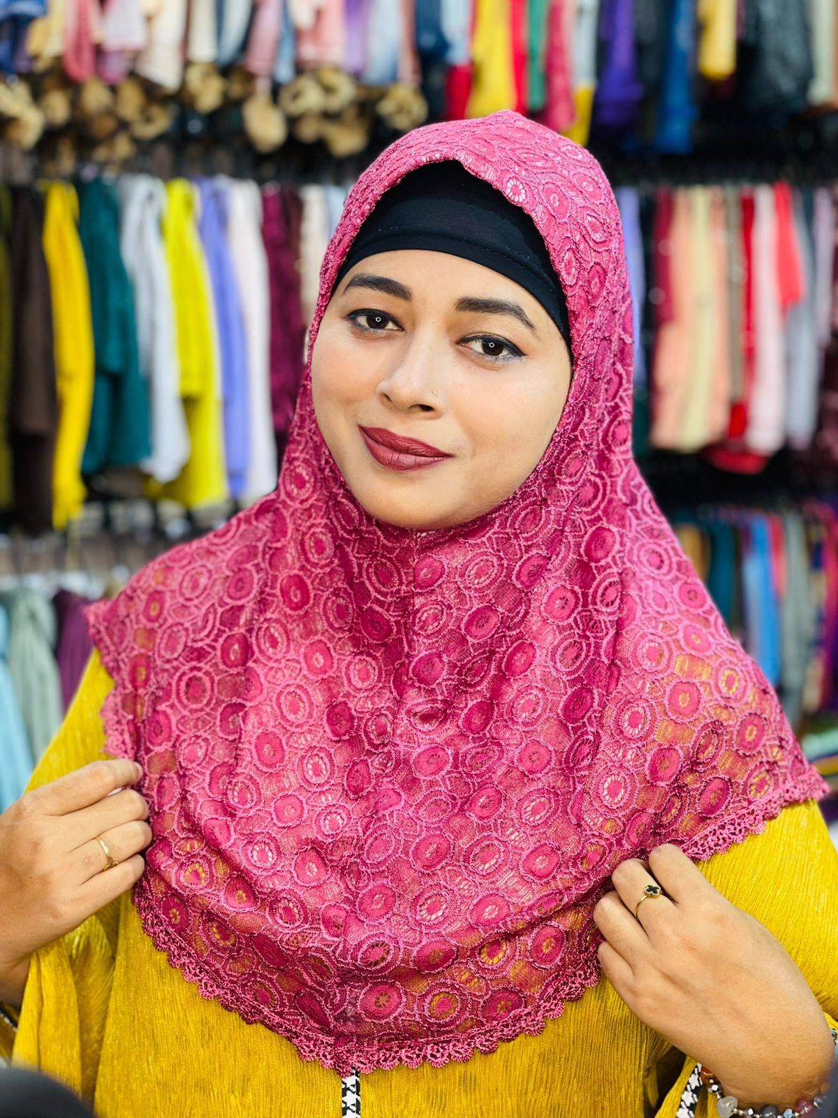 Party Net Short Hijab