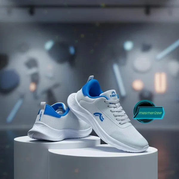 Running Shoes Mesh Sneakers for Men (crivit light ash-01)