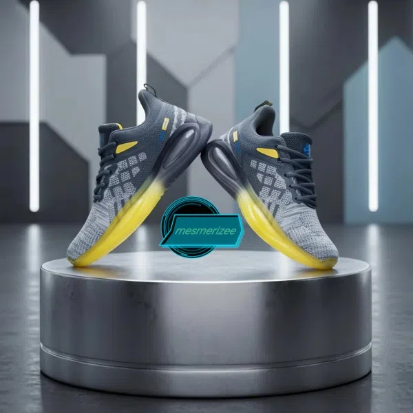 Mens running sneakers nz 465 gray/yeollow