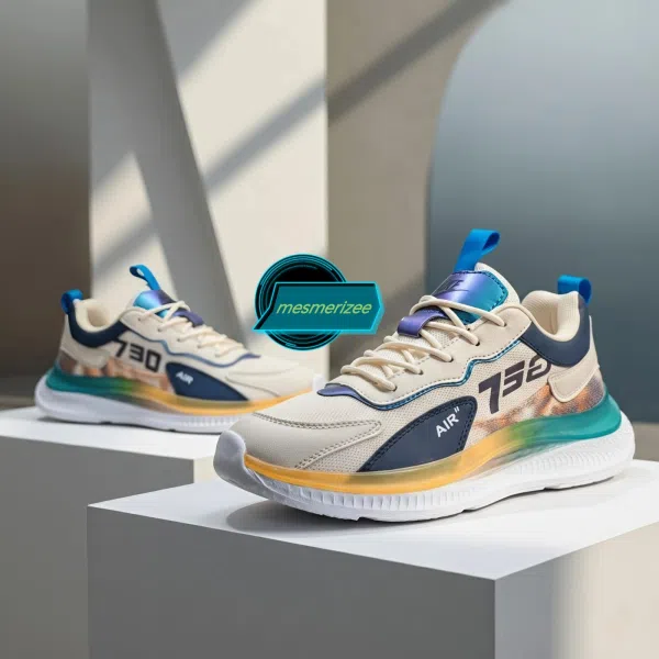 Mens Premium Running Mesh Sneakers ( Beige 467)