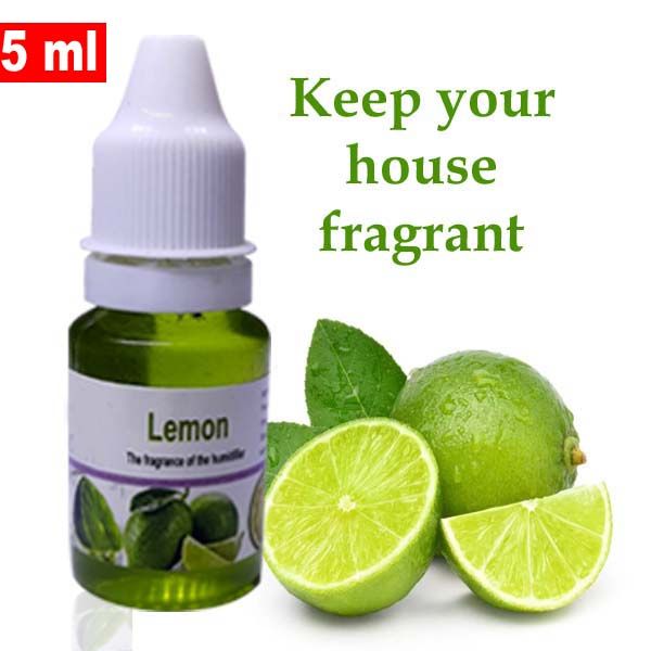 Lemon 5 ml Humidifier Fragrance Water Soluble Oil - Natural Aromatherapy Essence for a Soothing Atmosphere - Ideal for Air Treatment in Home & Car