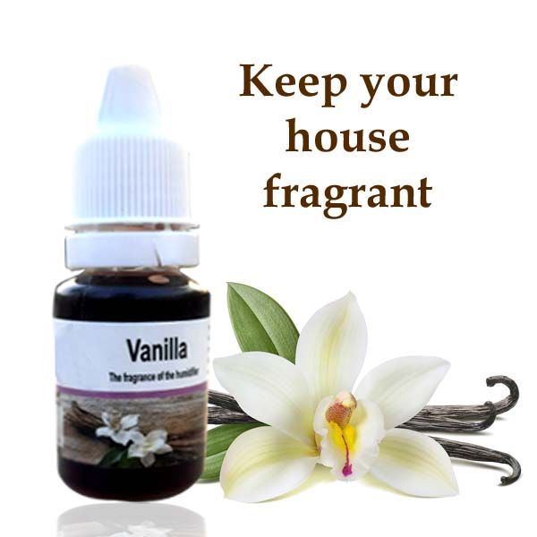Vanilla Humidifier Flavour , 100 % natural Fragrabce oil to mix with water 12 ml