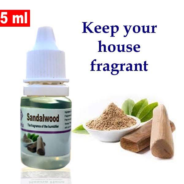 Sandal wood 5 ml Humidifier Flavour , 100 % natural Fragrabce oil to mix with water 5 ml