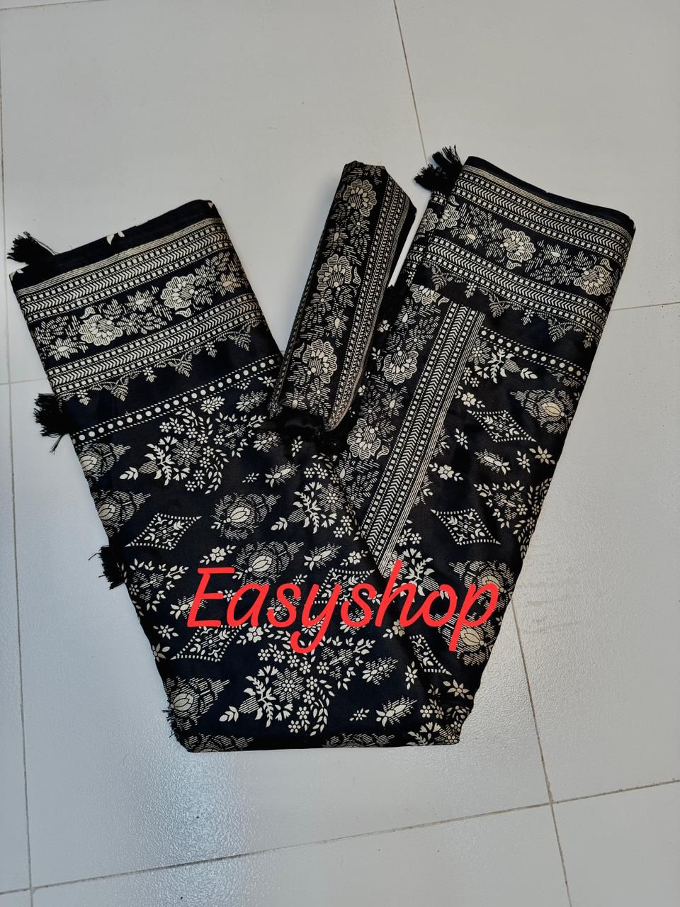 বধুয়া বেনারসি ইন্ডিয়ান সিল্কের শাড়ি  এবং ব্লাউজ পিস