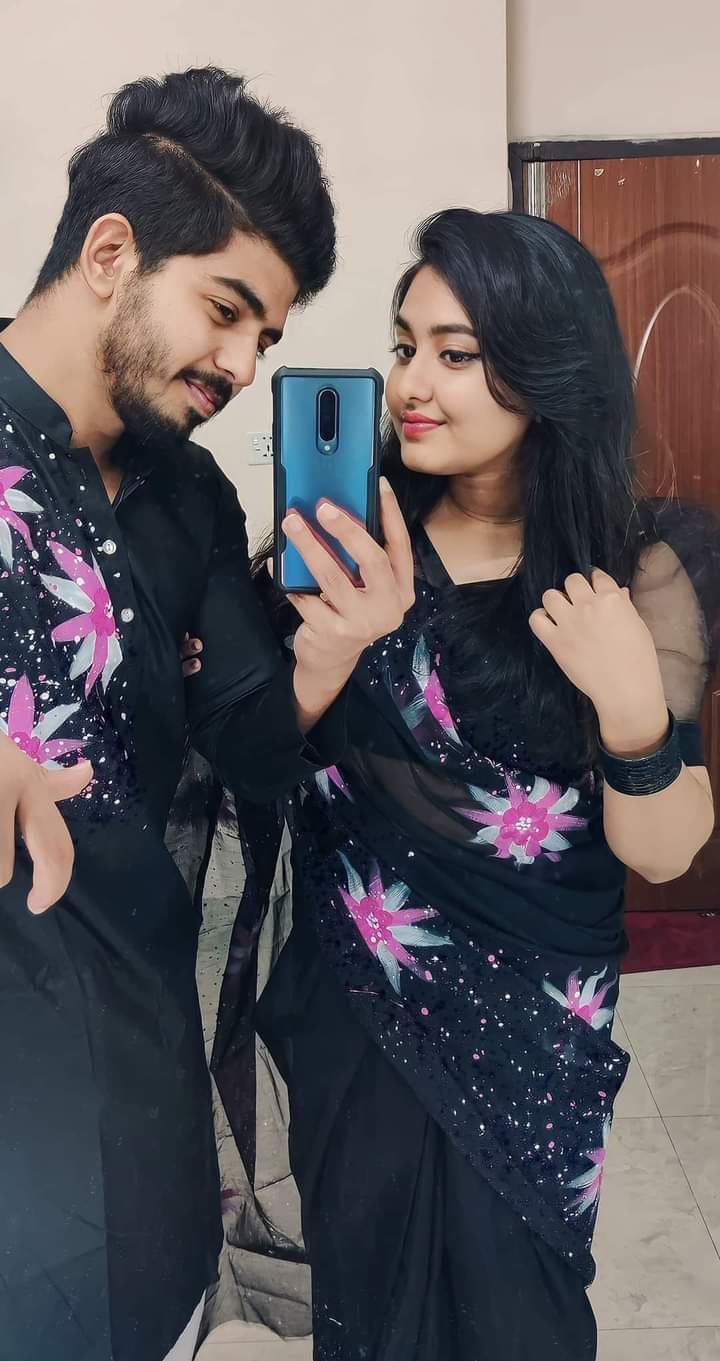 Hand print saree and Panjabi dHP