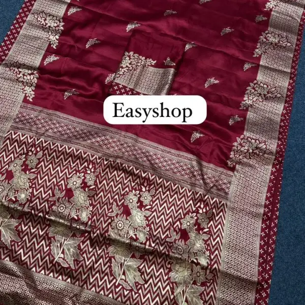 বধুয়া বেনারসি জাপানি সিল্কের শাড়ি, 14