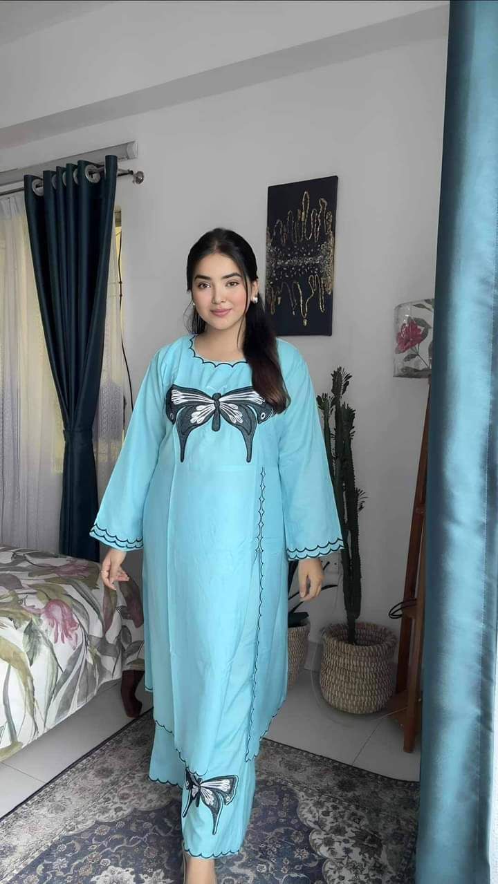 Butterfly cord-2 pics set -white Colour-2