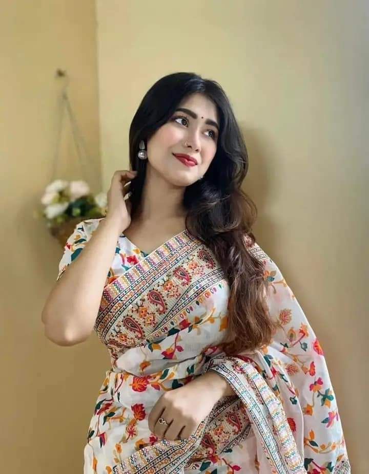 Half Silk Jamdani Saree With Belauj Pics