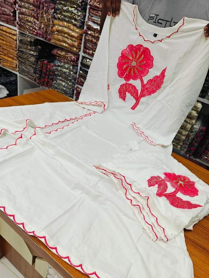 Butterfly cord-2 pics set -white Colour-2