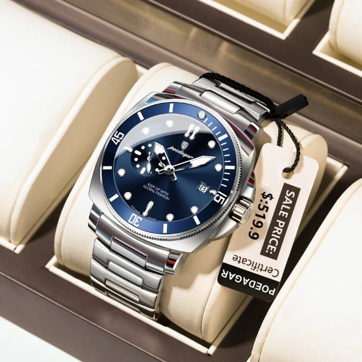 Poedagar 873 💯% Luxury Quality Men’s Quartz Watch
