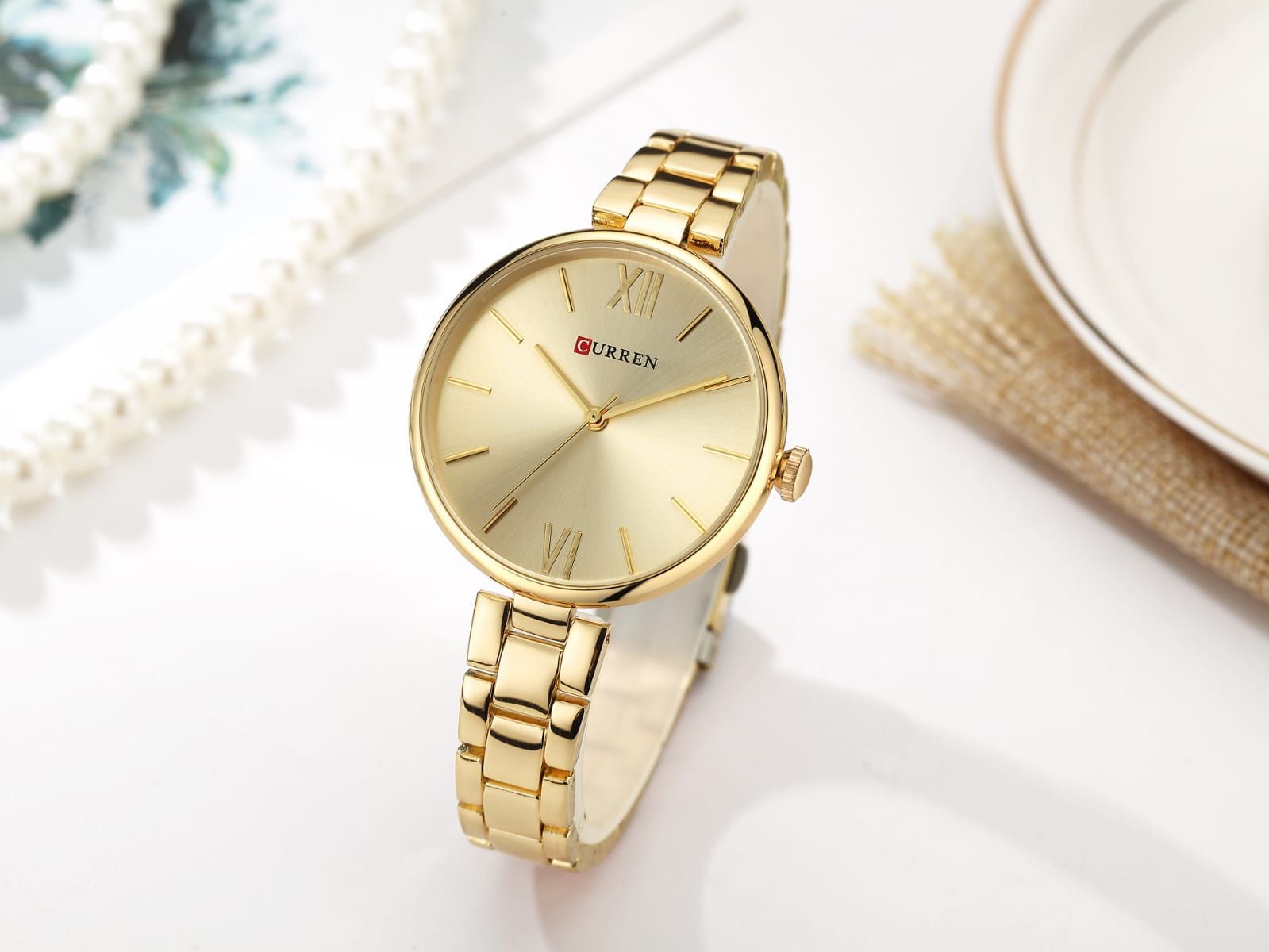 Curren 9017 (100% Original) For Women Watch Available.