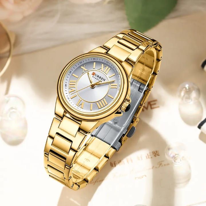 CURREN 9091 Elegant Women Quartz Stainless Steel Watch