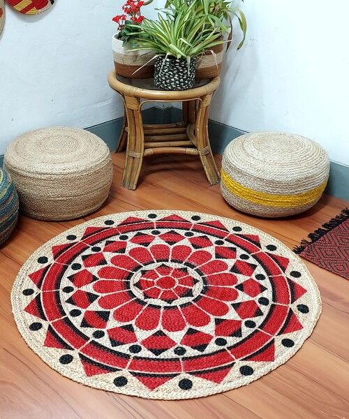 Round Jute Rug