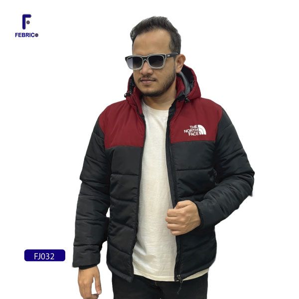 Exported Insulated Zipper Premium Hoodie Jackets for Men Koliza & Black Combination