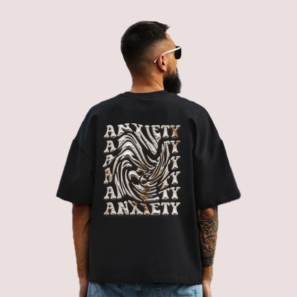 ANXIETY  Black T-Shirt