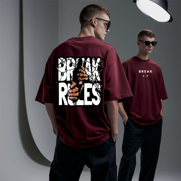 Break Rules Drop-Shoulder T-shirt