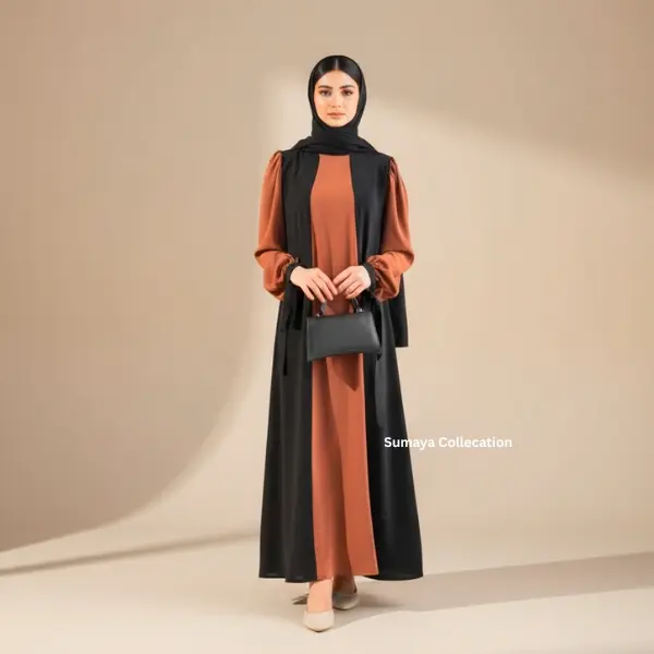 Dual Tone Italian Abaya