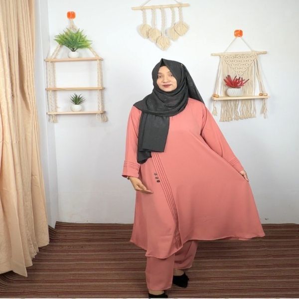 Pintop Co-ord Set(A Line Pink)