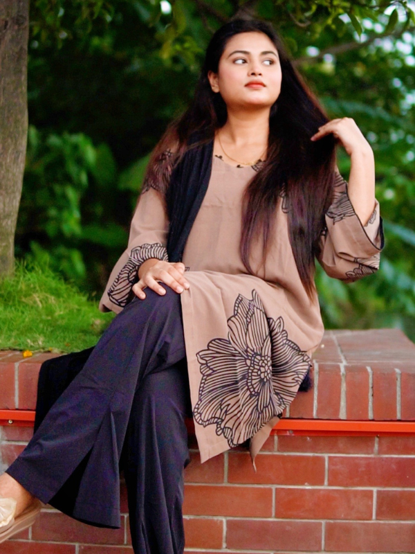 Printed Gawn set(Gawn+pant)