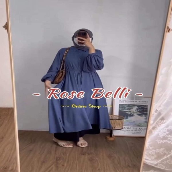 Ayana Gawn Set (Denim)