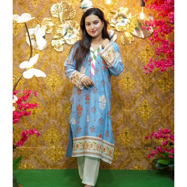 Premium Printed Lilen Cotton co-ord set for Summer