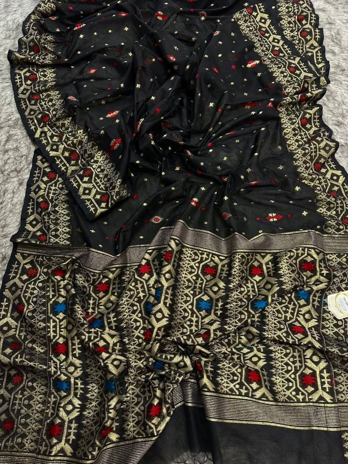 New Tencel Jamdani Saree টেনসেল জরি জামদানি শাড়ি