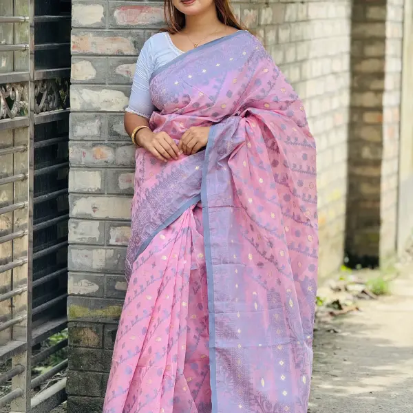 New Tencel Jamdani Saree টেনসেল জামদানি শাড়ি