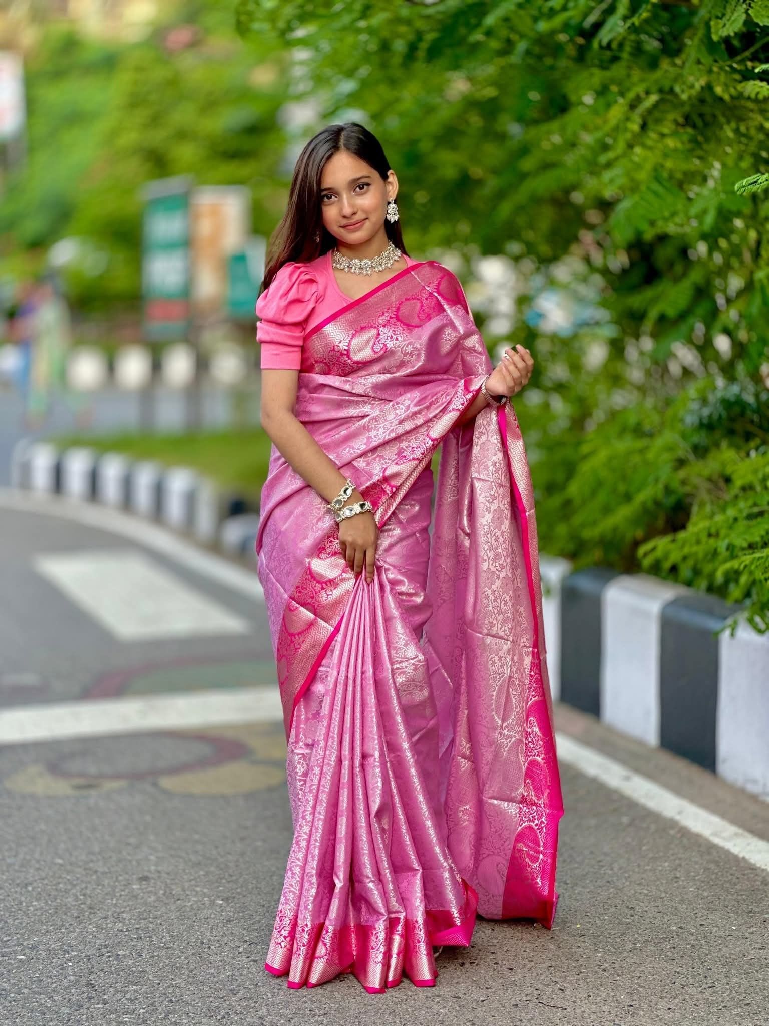 kanji katan saree কাঞ্চি সিল্ক কাতান শাড়ী