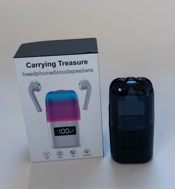 Carrying Treasure TWS Earbuds with Bluetooth Speaker TF23 Pro by Dreamy DeaLs