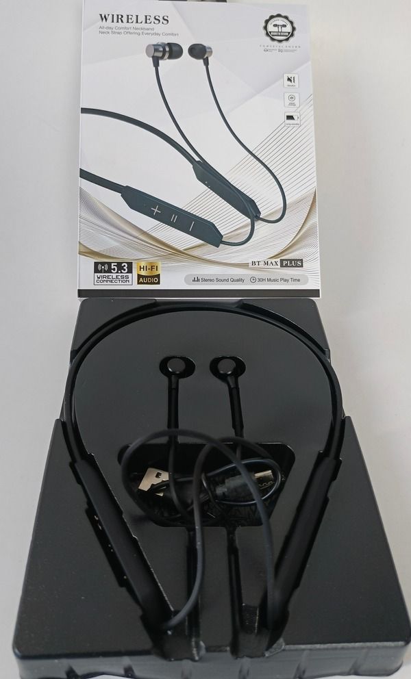 BT Max Plus Wireless Neckbands Earphone