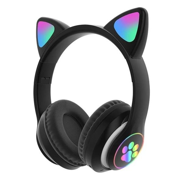 STN28 Cat Ear Headset Noise Cancelling Headphones Bluetooth