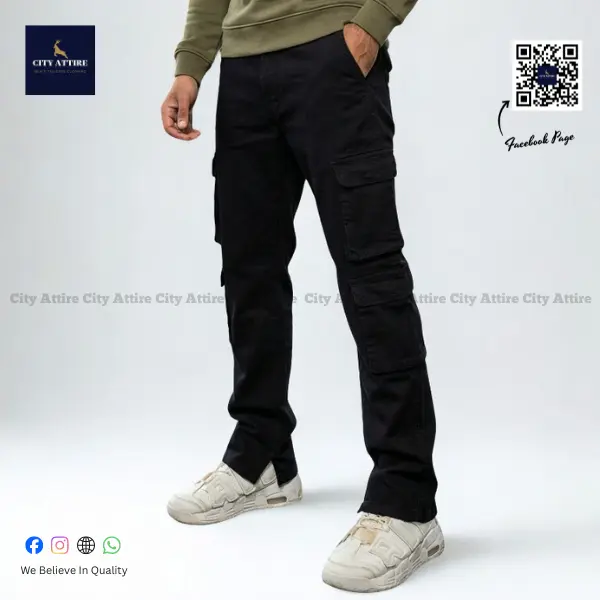 Premium 8 Pocket Bootcut (Black)