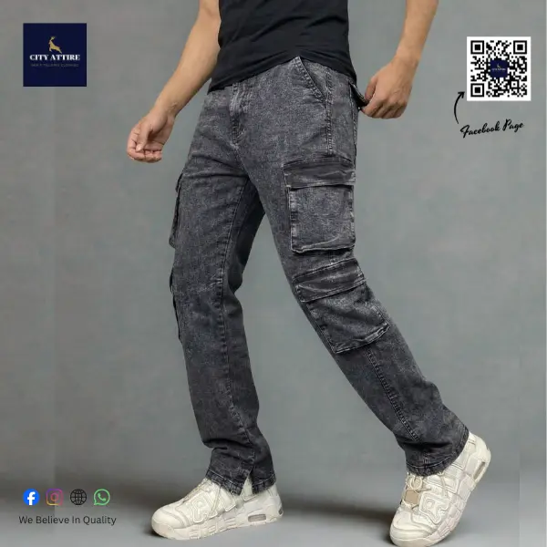 Premium 8 Pocket Bootcut (Gray)