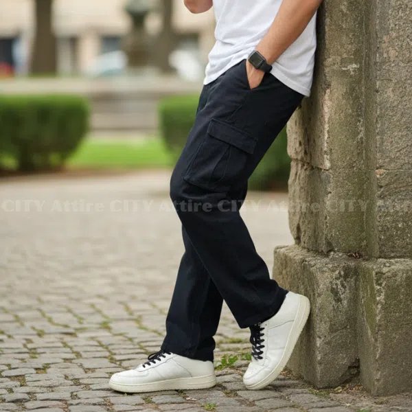 Baggy 6 pocket Denim (Black)