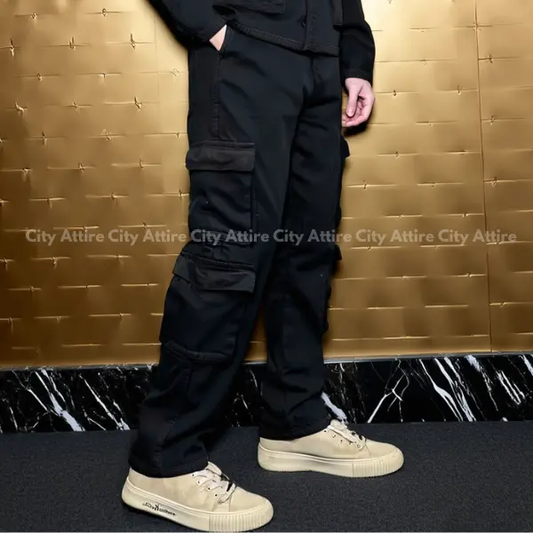 Baggy 8 Pocket Denim( Black)