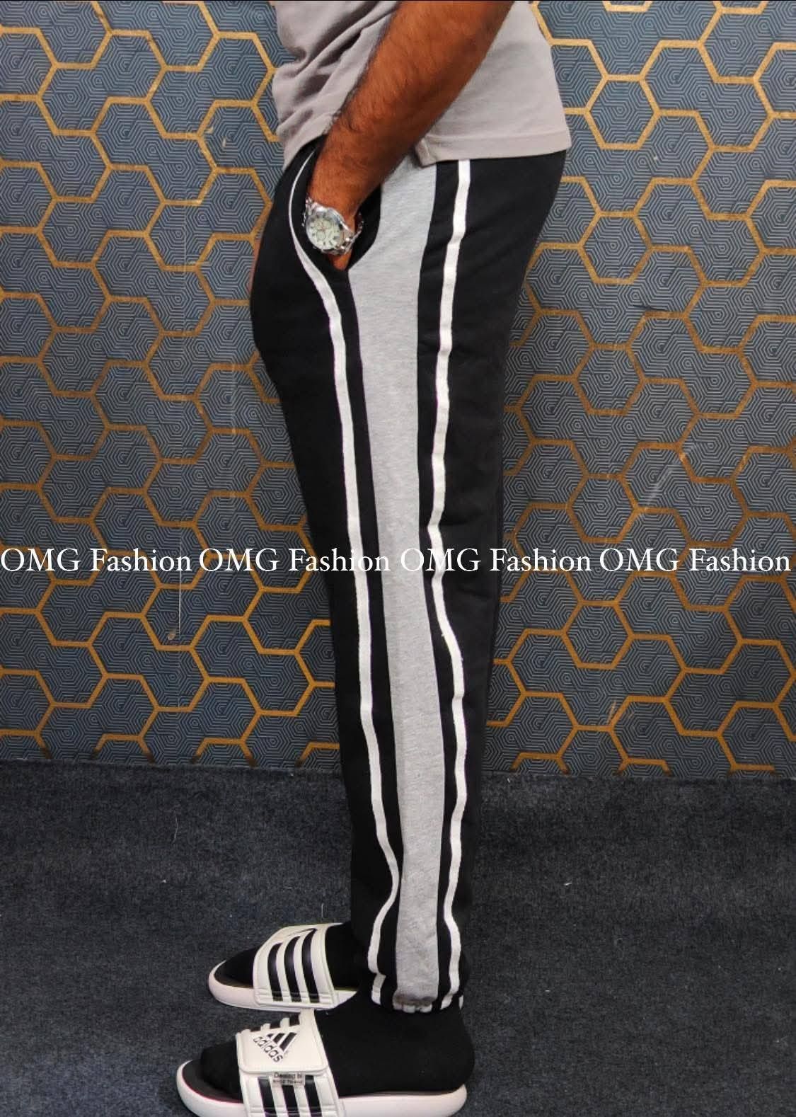 Black Ash Cuff Cotton Joggers