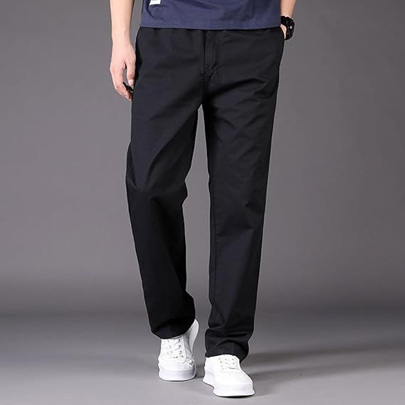 Premium Twill Fabric 4 Pocket Pants(Black)