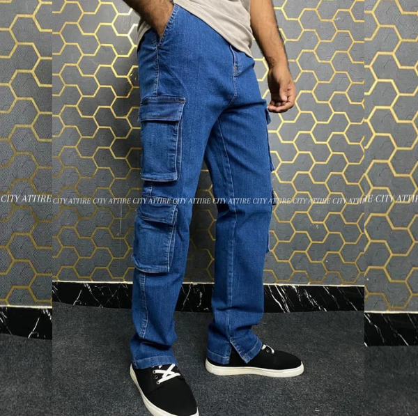 Premium 8 Pocket Bootcut (Deep Blue)