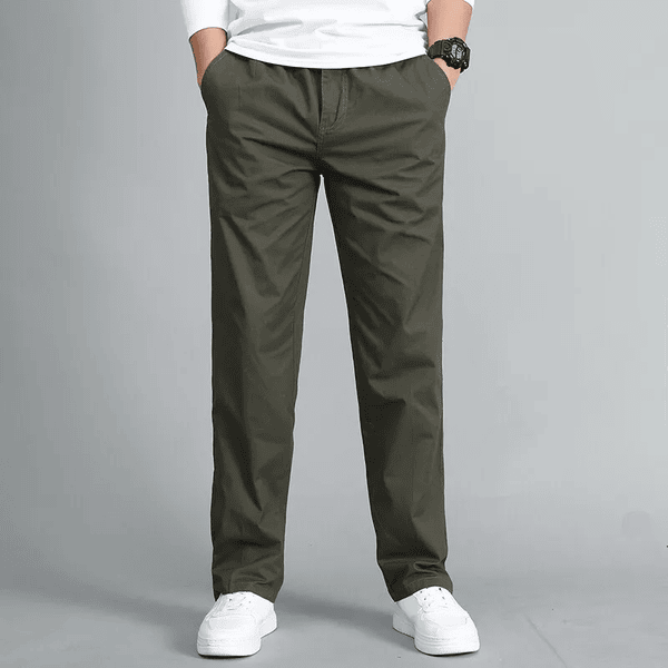 Premium Twill Fabric 4 Pocket Pants(Olive)