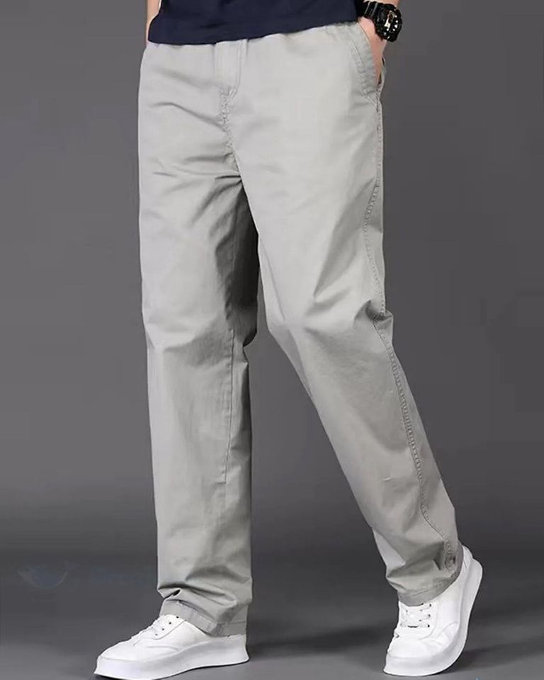 Premium Twill Fabric 4 Pocket Pants(Black)