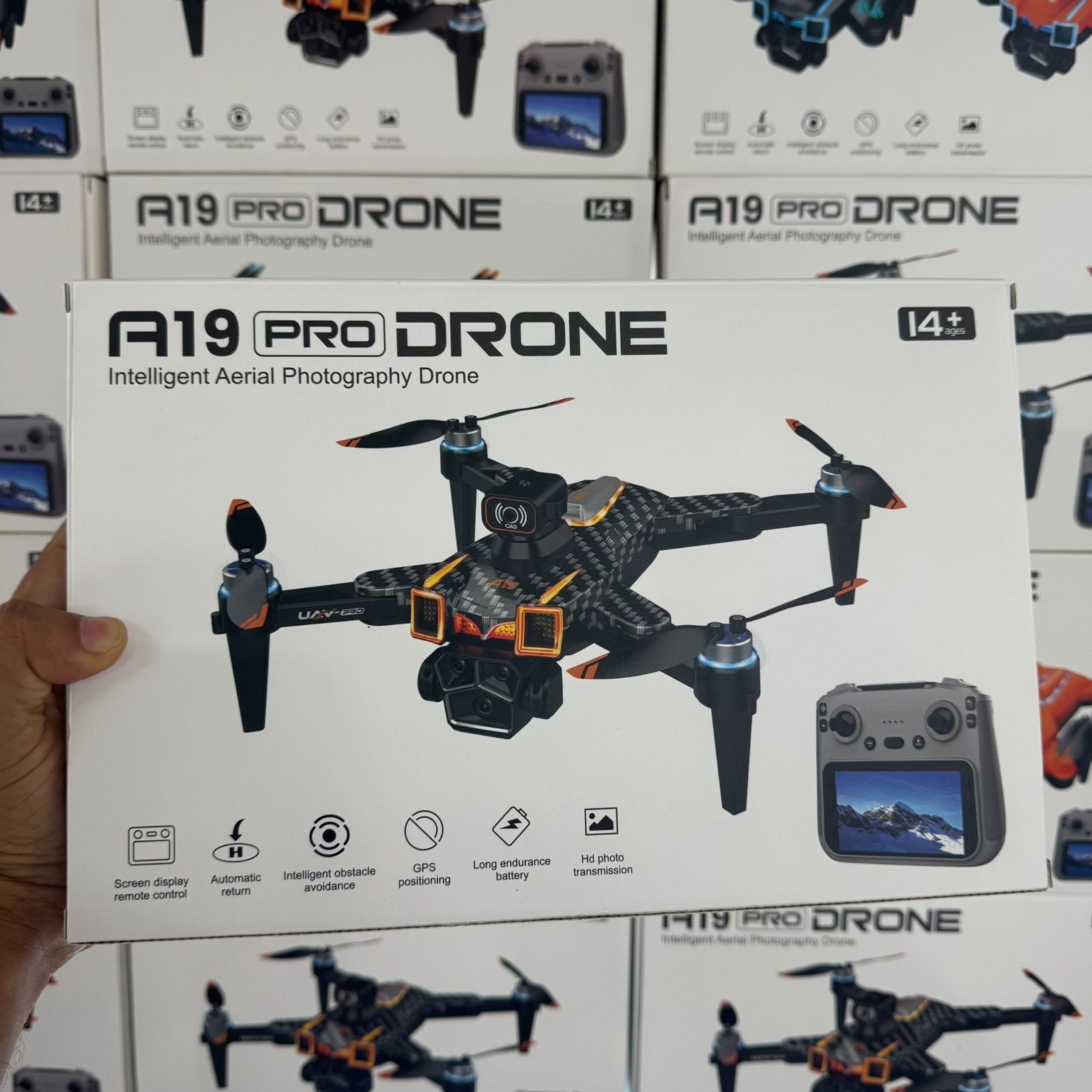 A19 Pro Drone – Smart, Foldable & FULL HD Dual Camera Drone