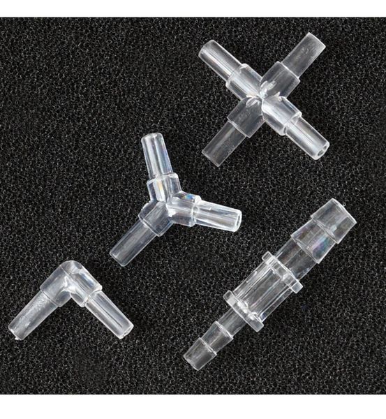 Breast pump accessories 4MM air pipe adjustable Crystal Y-type tee / Crystal 4-way / Crystal right angle two-way / Crystal 8MM to 4MM connector -1pcs