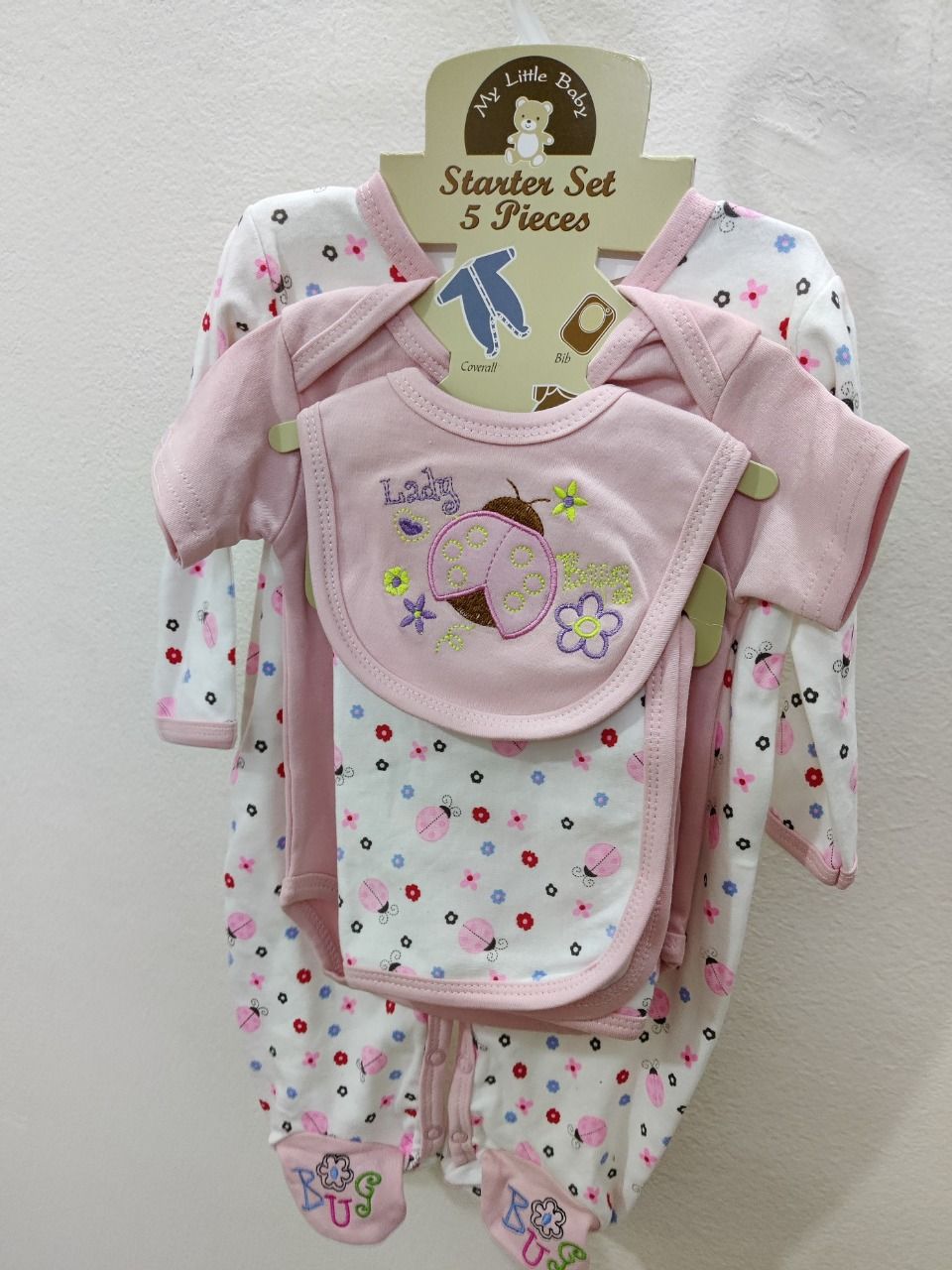 Baby Romper 5pices -1set (Any Color)