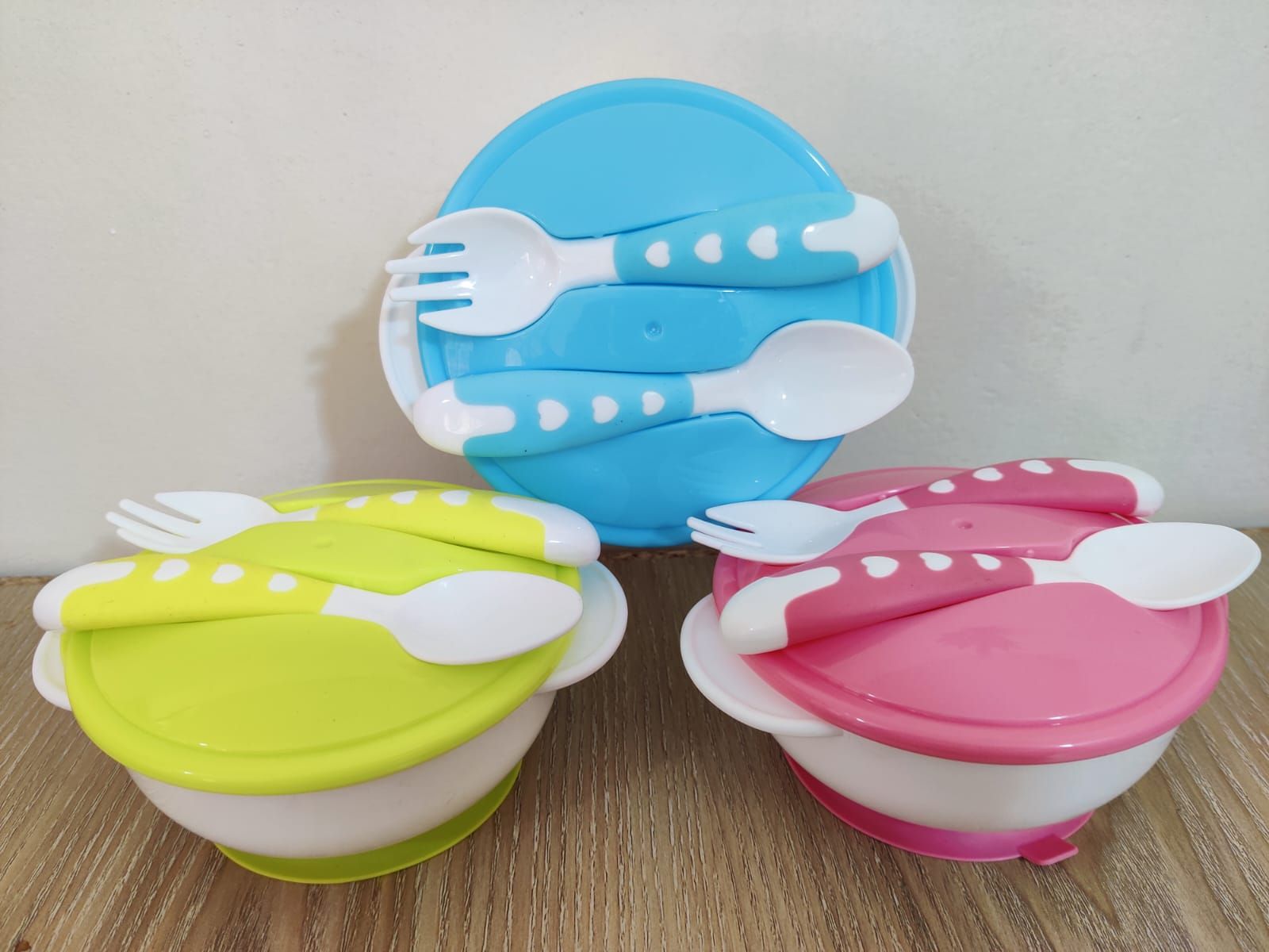 Baby food storage Bowl with spoon (Premium)-1pcs (Any Color)