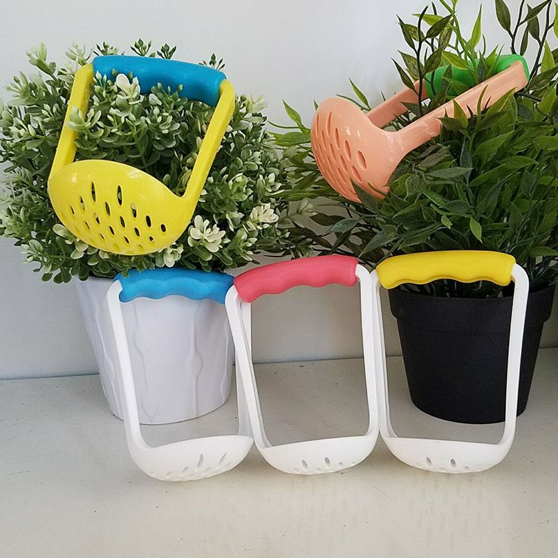 Baby food mixing grinder baby manual food grinding bowl handle -1pcs (Any Color)